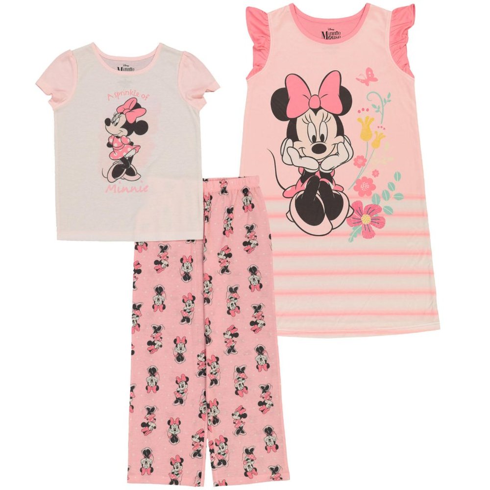 NWT Minnie 3-piece Pajama Set